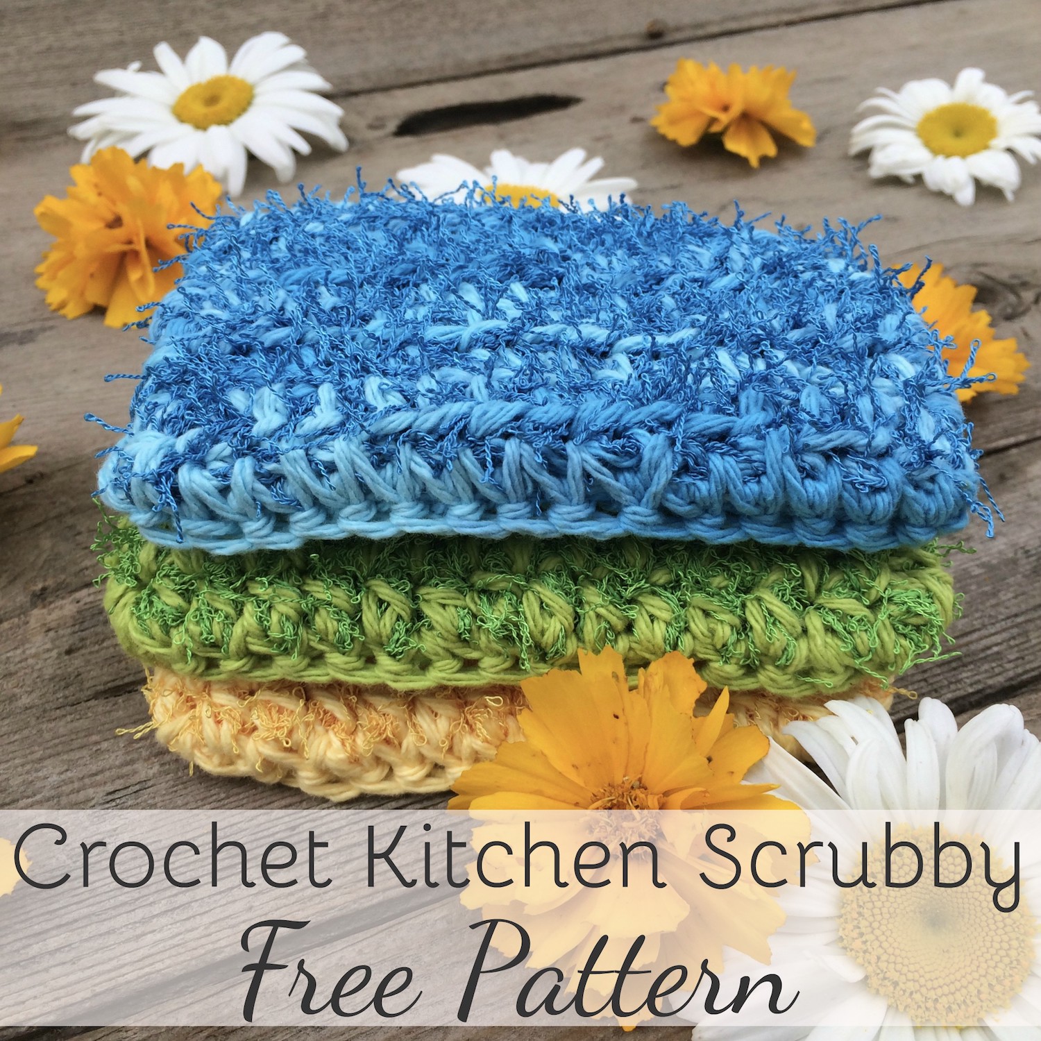Handmade Crocheted Nylon Net Pot Scrubbers – 3 Pack, Eco-Friendly Kitchen Scrubbies
