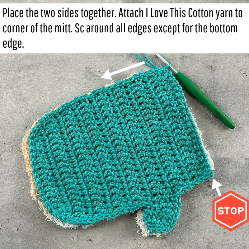 Crochet Bath Mitt Pattern - CAAB Crochet